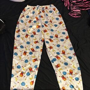 Kids Pajamas with Fun Bear and Moon Print
